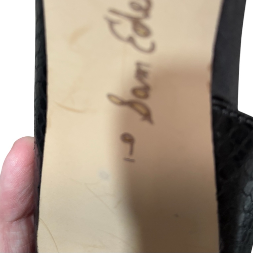 SAM EDELMAN - THE LINDA - VIV d’ORSAY STYLE - SIZE 9 - LEATHER UPPER - Picture 13 of 13